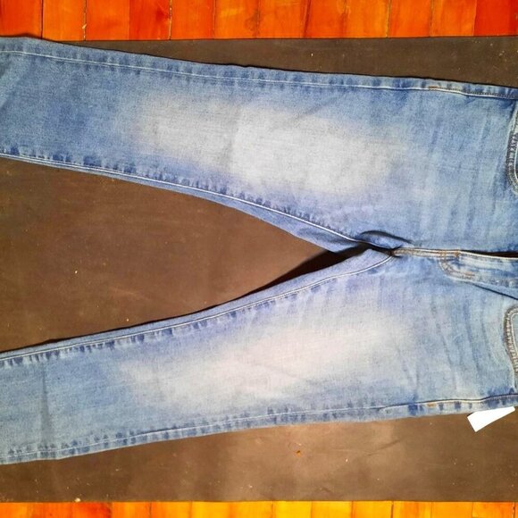 Men's Acid Washed Skinny Jeans - Picture 1 of 3